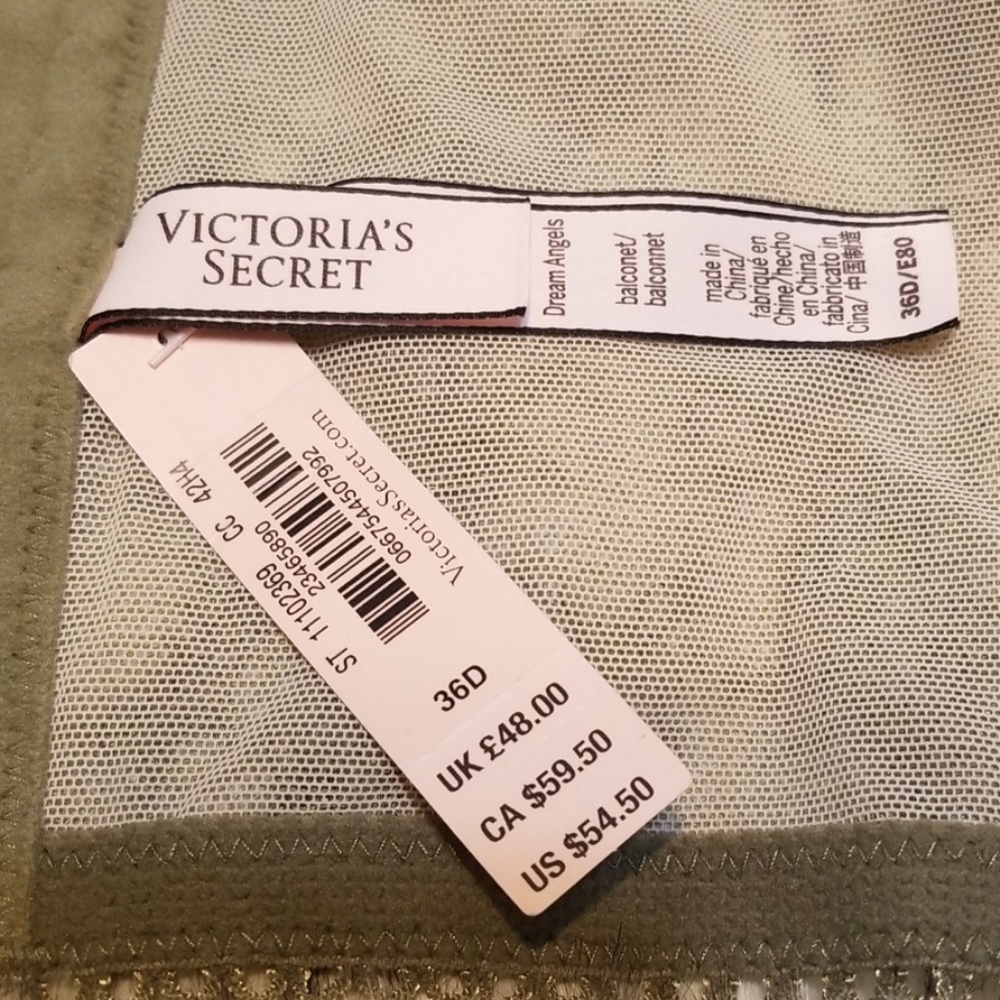NWT 36D Gorgeous Dream Angel's Victoria Secret Bra - Picture 4 of 7